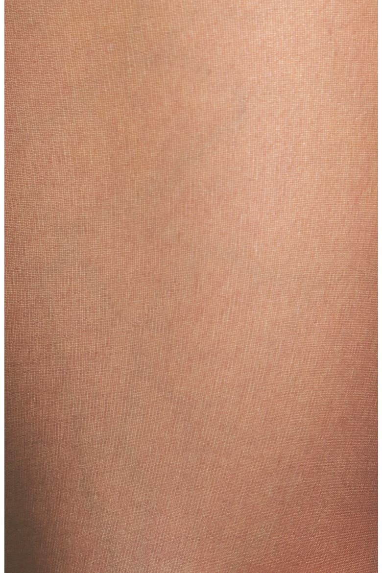 'Shaping Top 20' Control Top Pantyhose, Alternate, color, BLACK