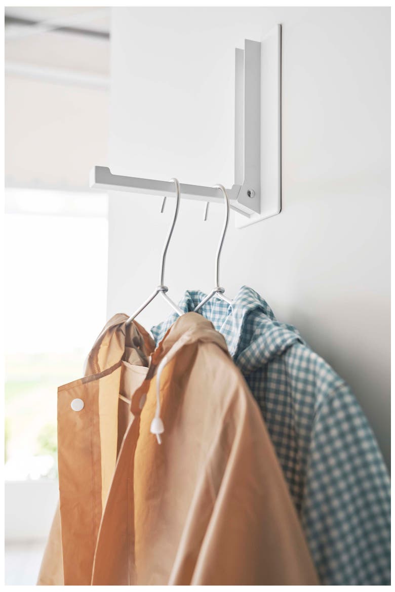 Magnetic Folding Hook, Alternate, color, WHITE