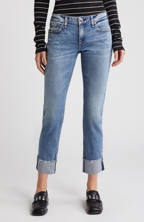 Rag outlet & Bone The Dre Jean Denim Distressed Frayed Hems In Convoy Size 28(30×25)