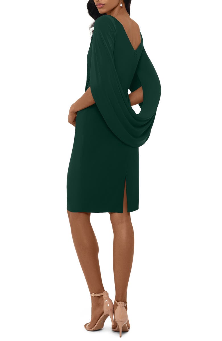 Betsy & Adam Drape Back Cocktail Dress, Alternate, color,