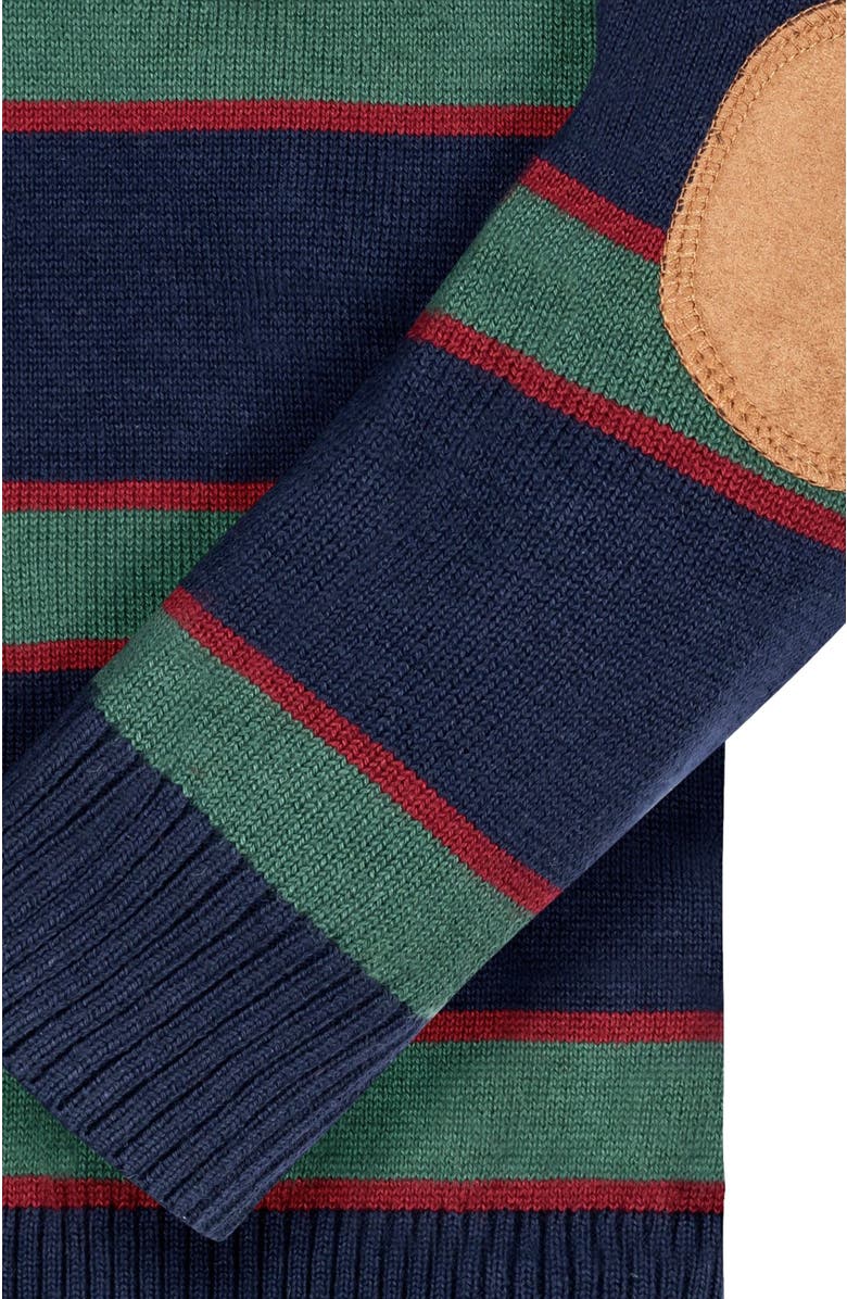 Hope & Henry Boys' Organic Sweater Henley with Elbow Patches, Kids, Alternate, color, 