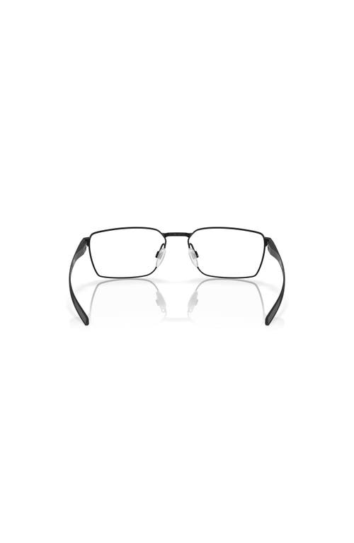 Oakley 55mm Rectangle Optical Glasses In Black