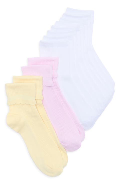 6-Pack Assorted Ankle Socks