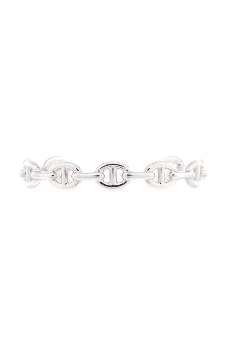 Chaine d'Ancre Enchainee Cuff Bracelet Sterling Silver Medium, Main, color, Silver