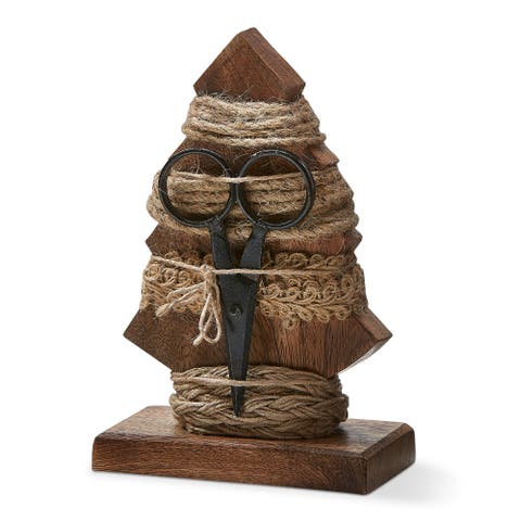 Tree Ribbon and Scissor Set for Natural Decorative Trees