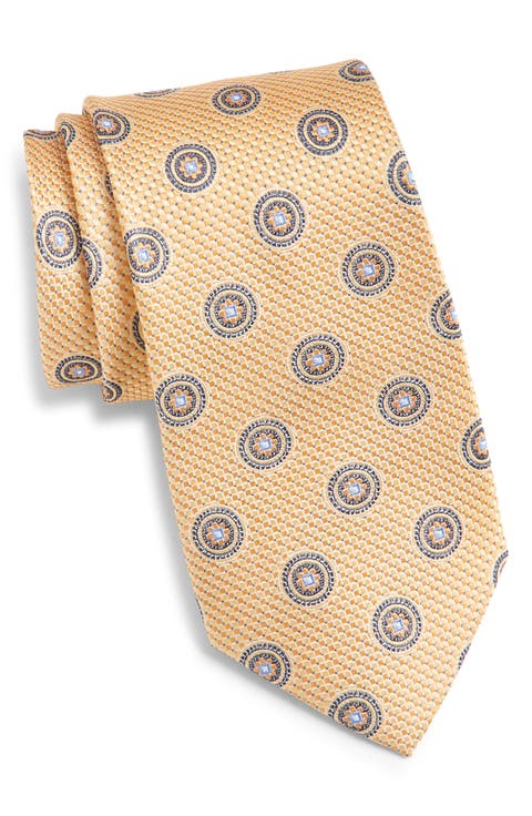 Medallion Silk Tie