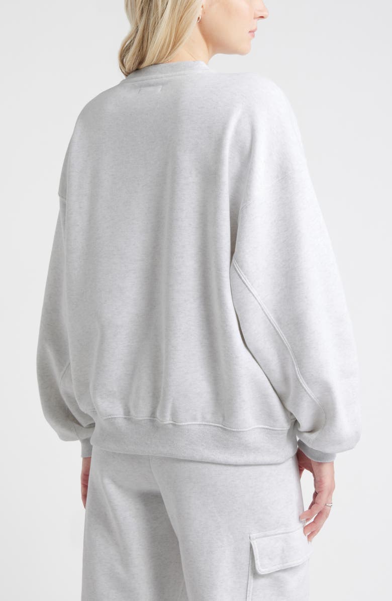 BP. Relaxed Cotton Blend Sweatshirt, Alternate, color, Grey Fog Heather