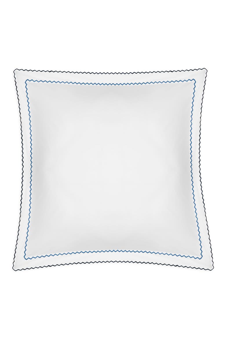 Axel Embroidered Boudoir Pillow Sham, Alternate, color, AZURE