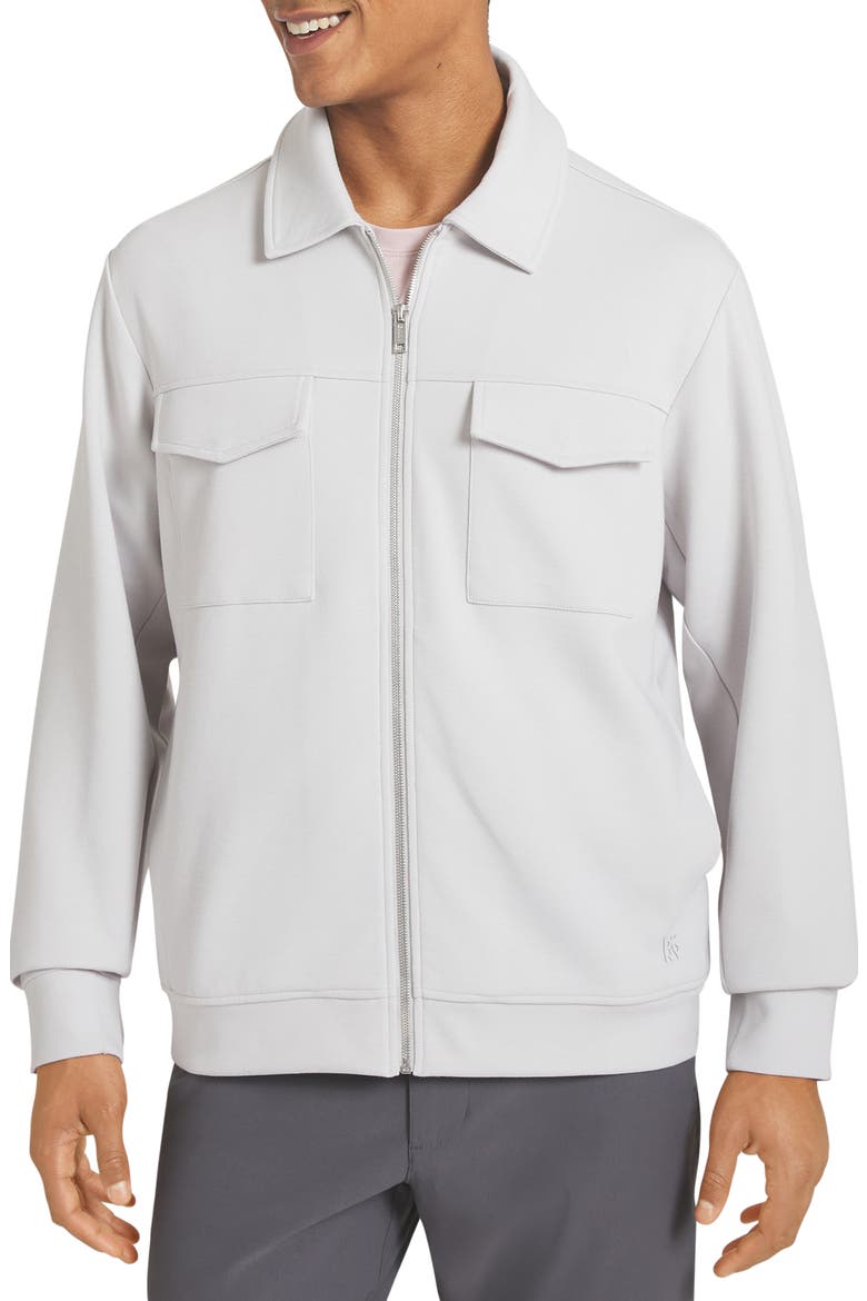 Empire Knit Jacket, Main, color, MICRO CHIP