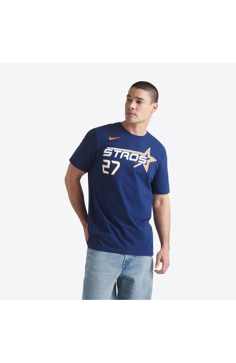 Nike Men's Nike Jose Altuve Navy Houston Astros 2025 City Connect Fuse Name & Number T-Shirt, Main, color, Navy