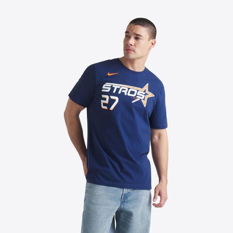 Men's Nike Jose Altuve Navy Houston Astros 2025 City Connect Fuse Name & Number T-Shirt