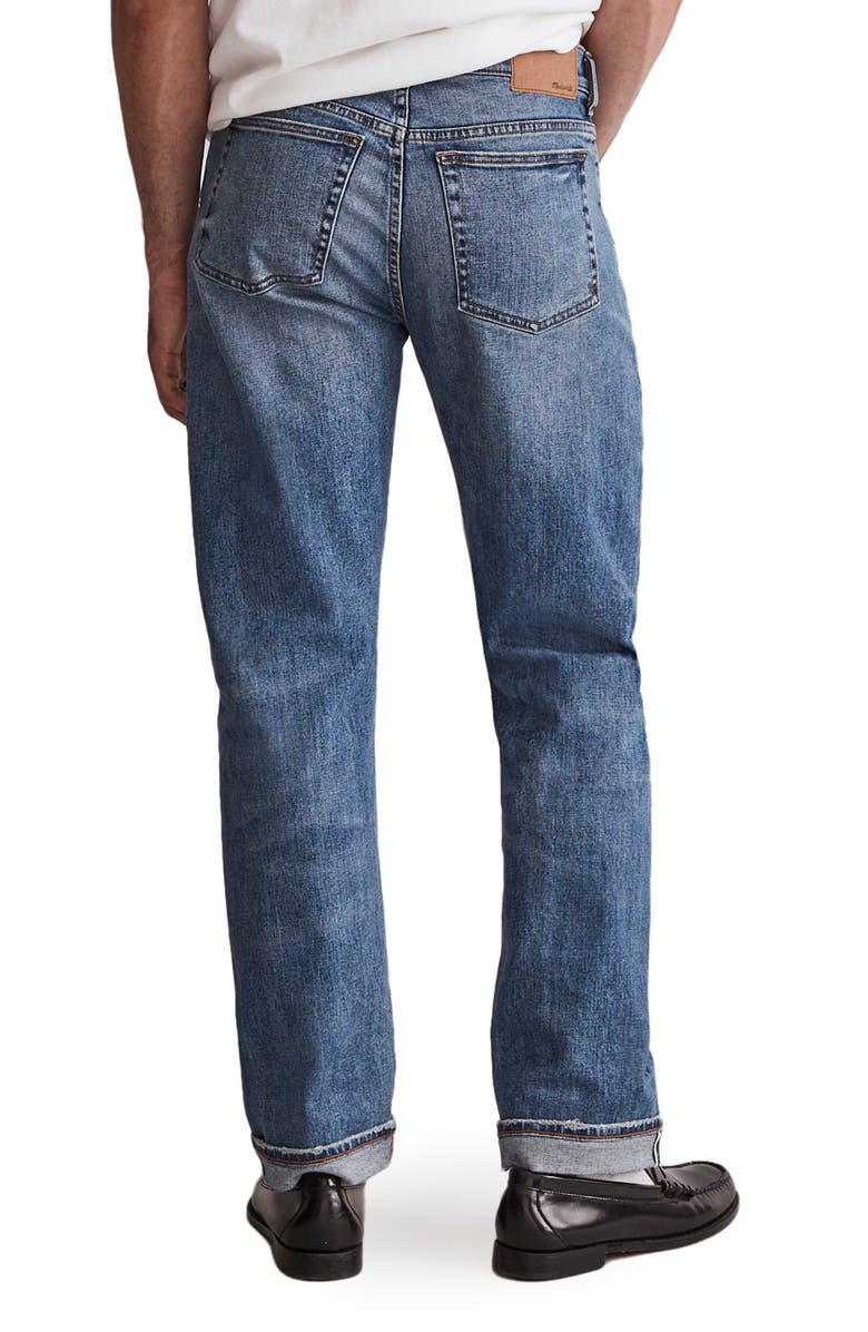 Madewell The 1991 Straight Leg Stretch Selvedge Jeans, Alternate, color, Barrington Wash