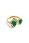 selected 18Ct Gold Vermeil / Green Onyx