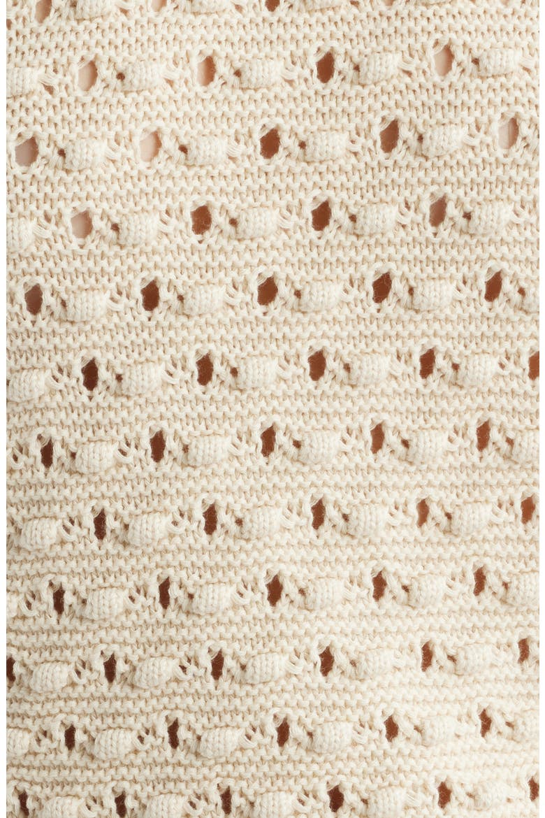 The Bauble Open Knit Cotton Sweater, Alternate, color, CREAM