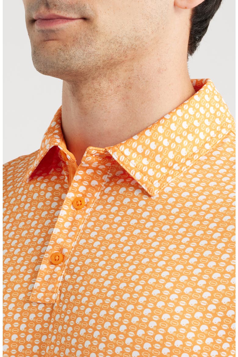 XC+™ Game Day Performance Polo, Alternate, color, ORANGE