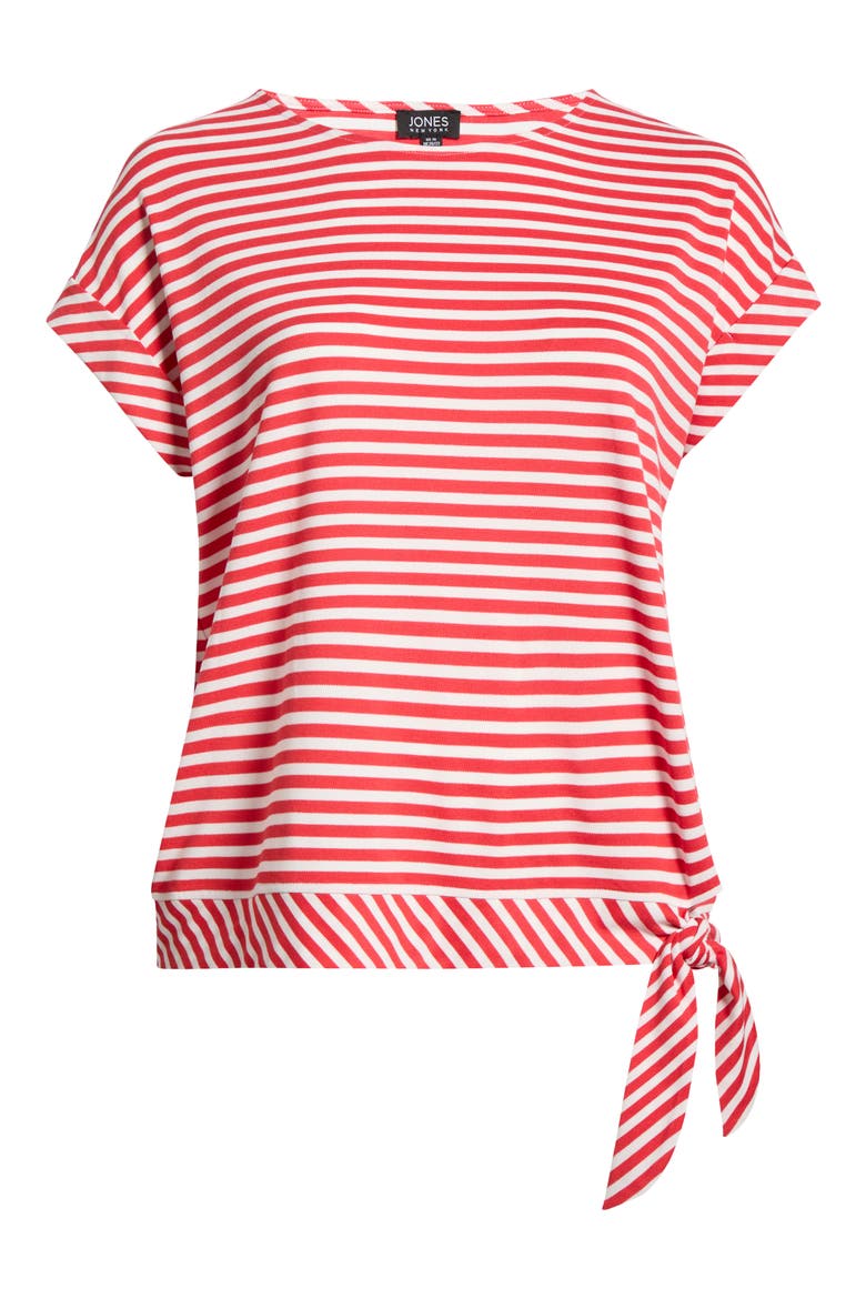 Stripe Dolman Top, Alternate, color, ROUGE/NATURAL WHITE