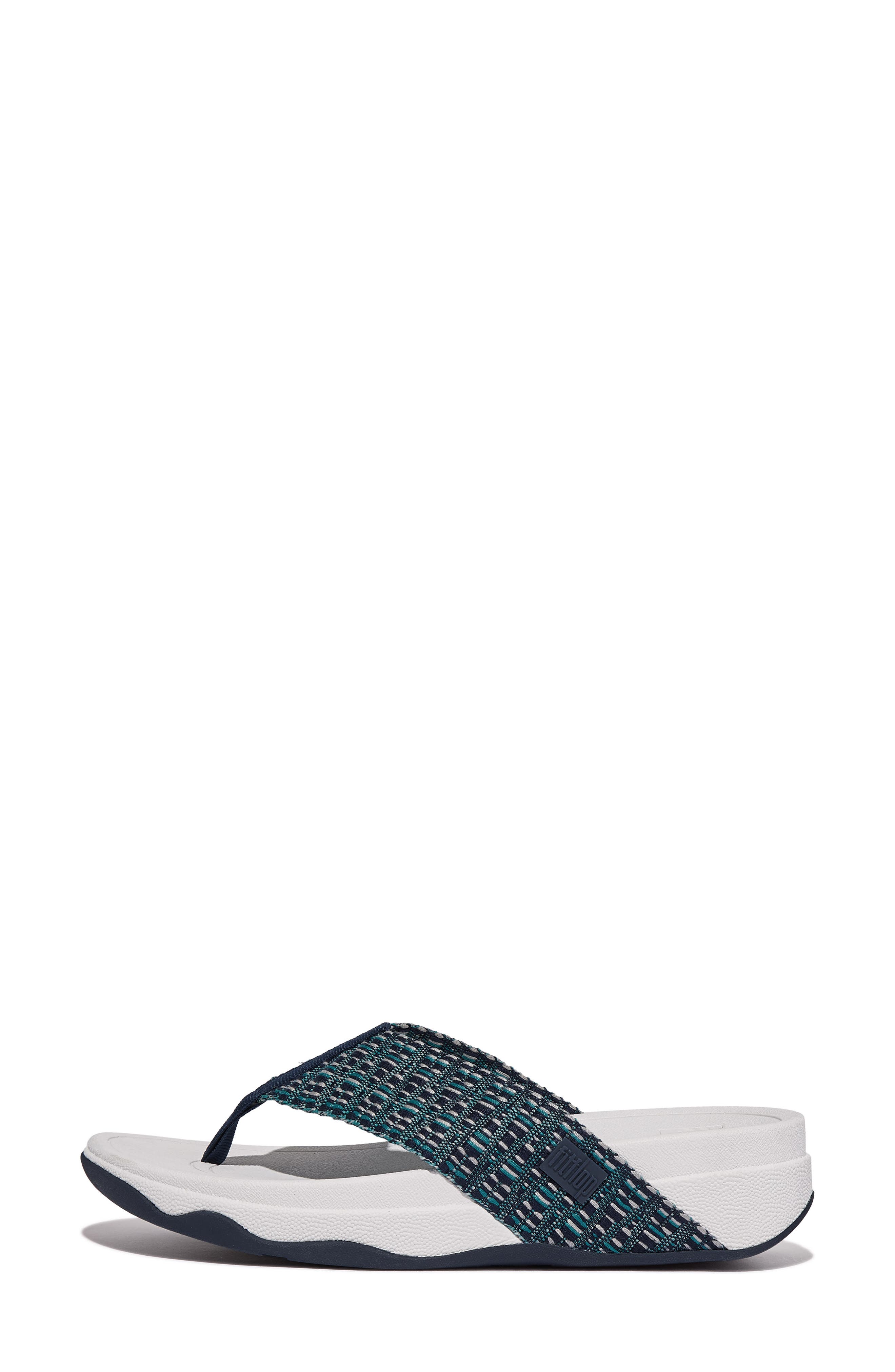 FitFlop Surfa Geo Webbing Flip Flop, Alternate, color, 