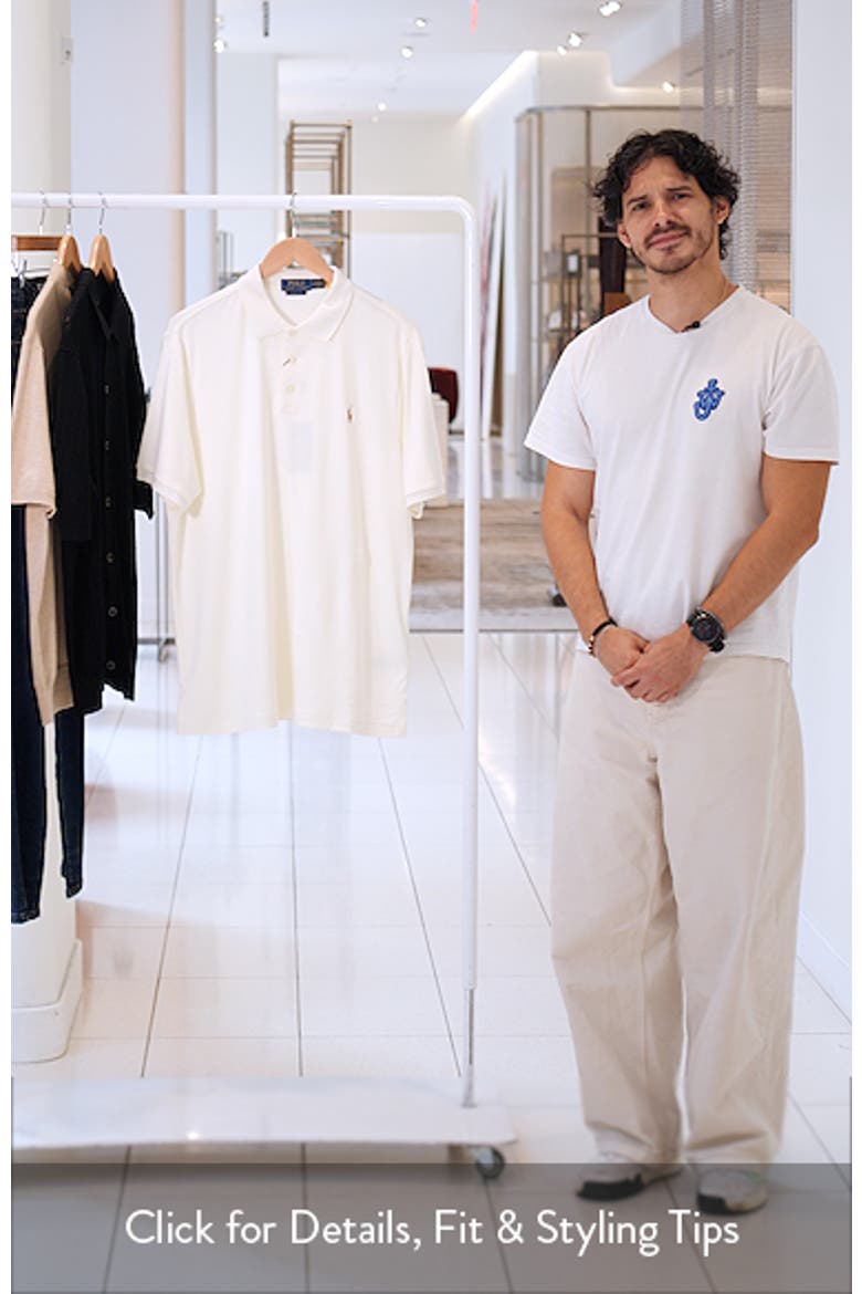 Classic Fit Solid Cotton Polo video