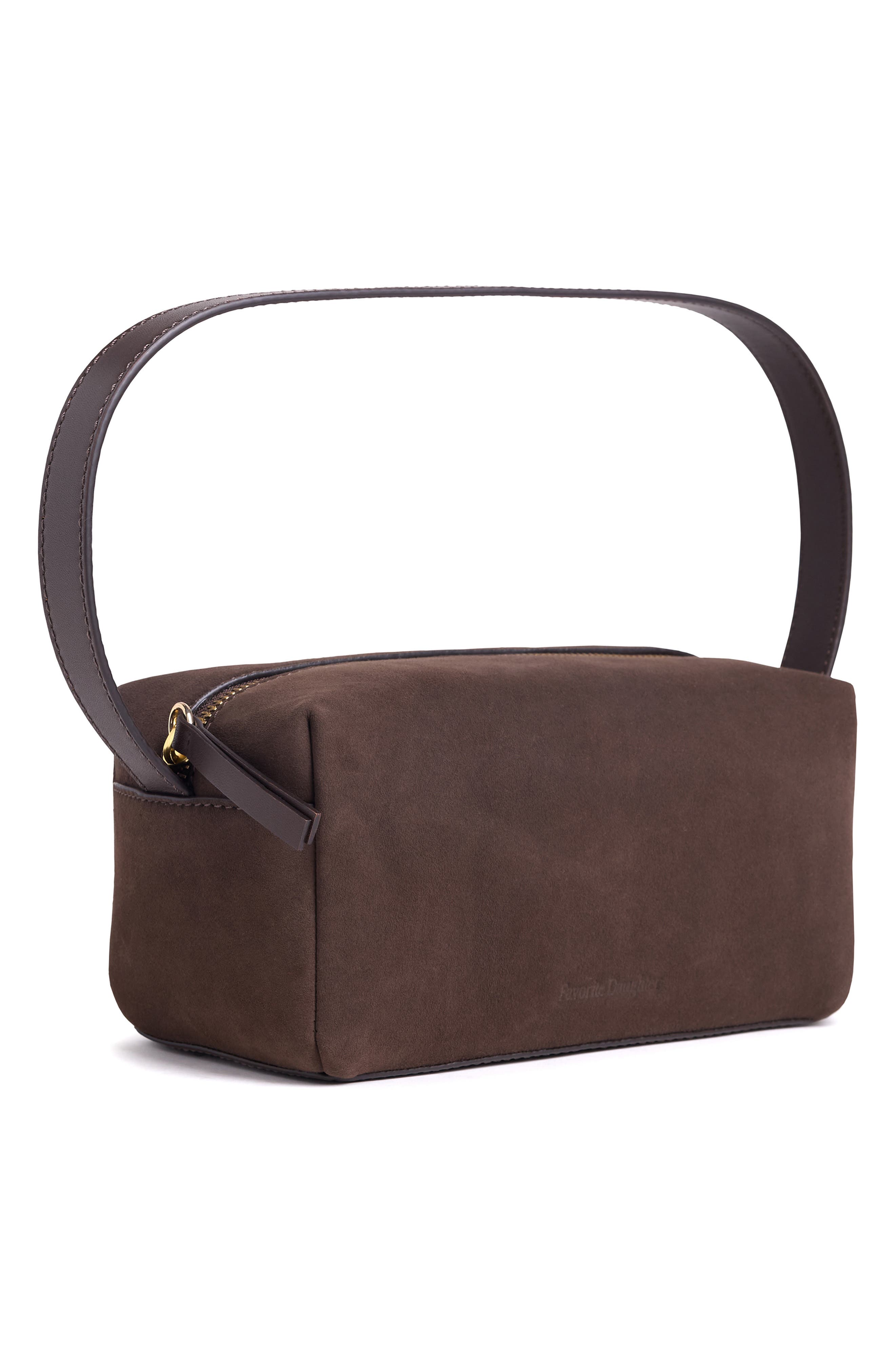 Favorite Daughter Small Suede Zip Top Shoulder Bag (Women) | Nordstrom
