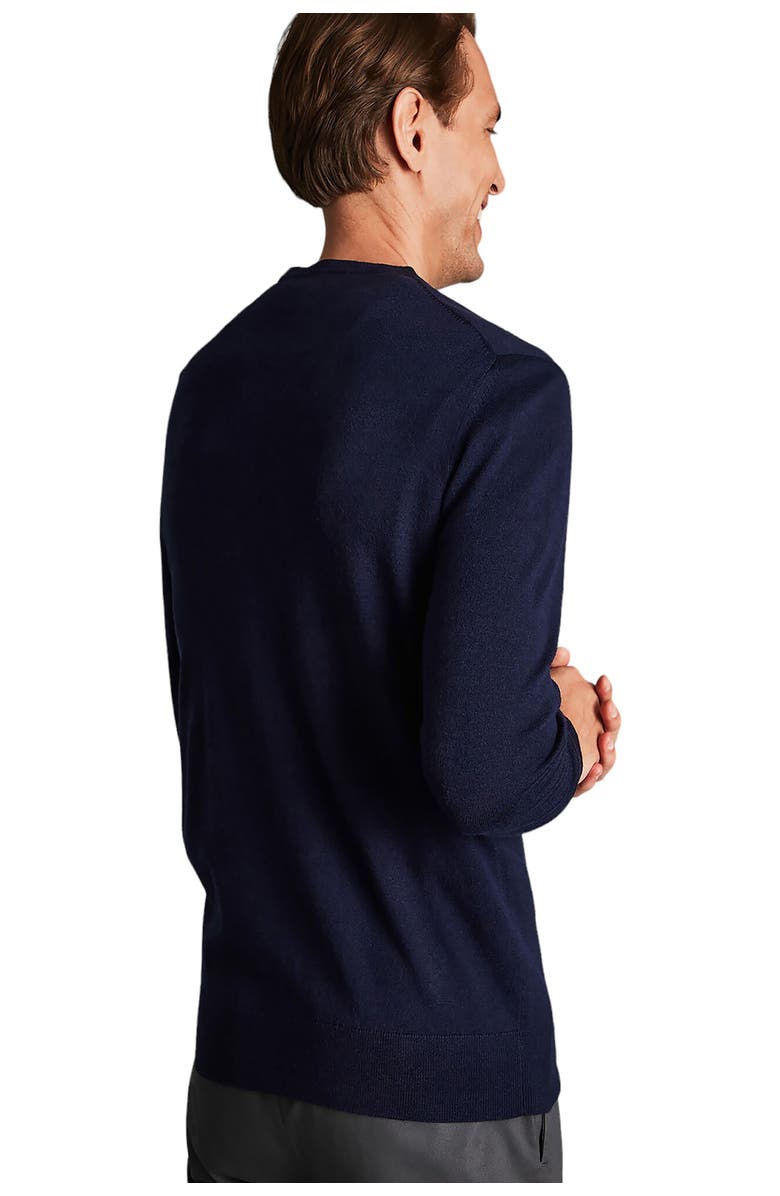 Charles Tyrwhitt Pure Merino Crew Neck Sweater, Alternate, color, 