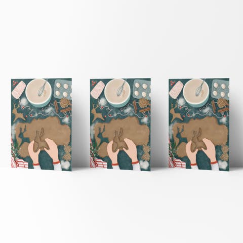 Holiday Winter Greeting Cards "Baking Season"
