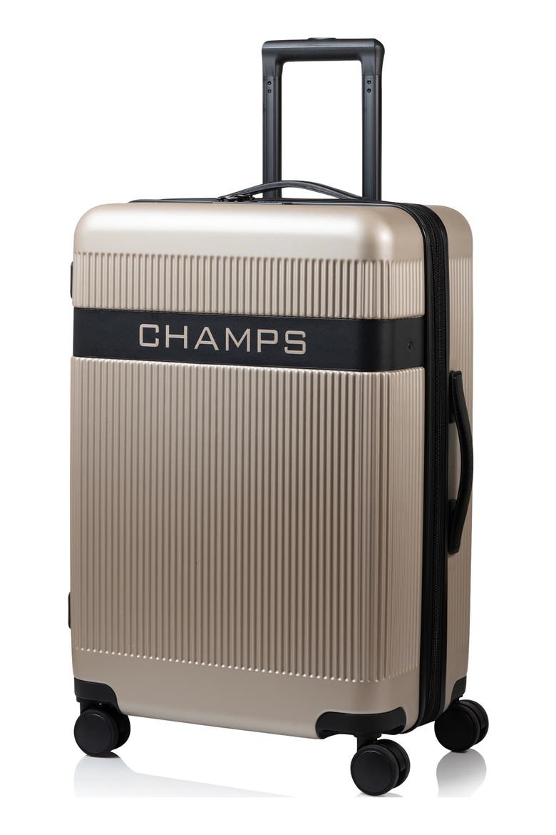 Onyx II Medium Checked Hardside Spinner Luggage, Alternate, color, SAND