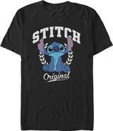 Lilo & Stitch Men's Lilo & Stitch Original Collegiate Stitch Graphic T-Shirt