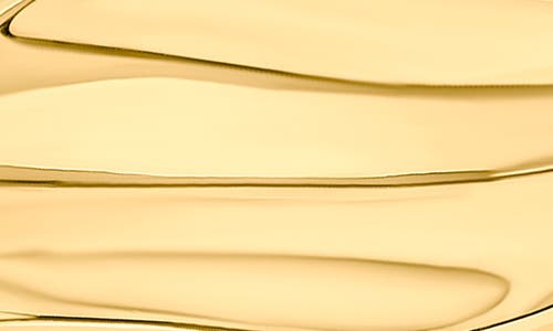 Jardin Liquid Metal Wave Frontal Necklace In Gold