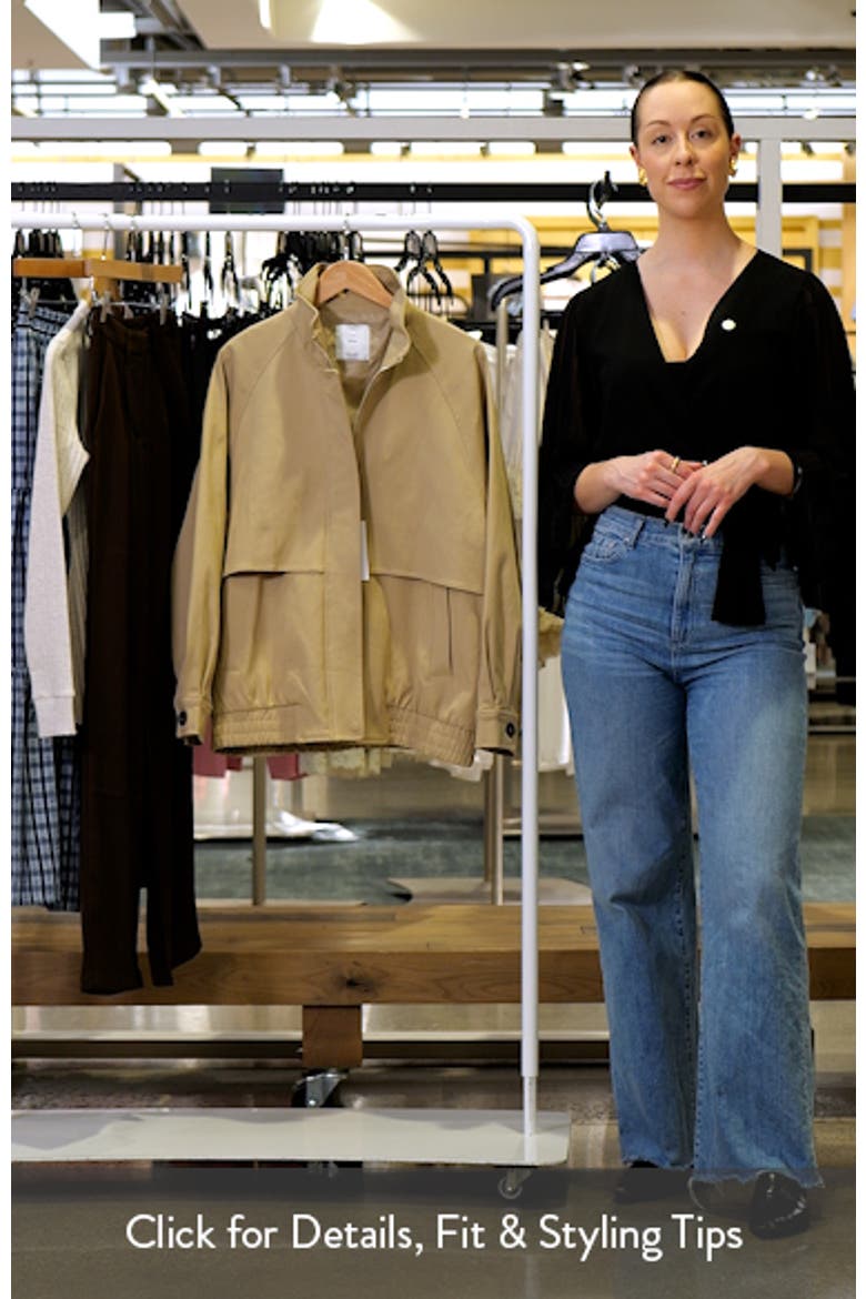 Oversize Cotton Blend Jacket video