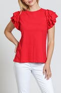APNY Ruffle Sleeve T-Shirt