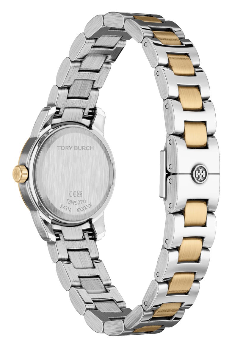 The Small Miller Bracelet Watch, 28mm, Alternate, color, TWO TONE/ MINT GREEN