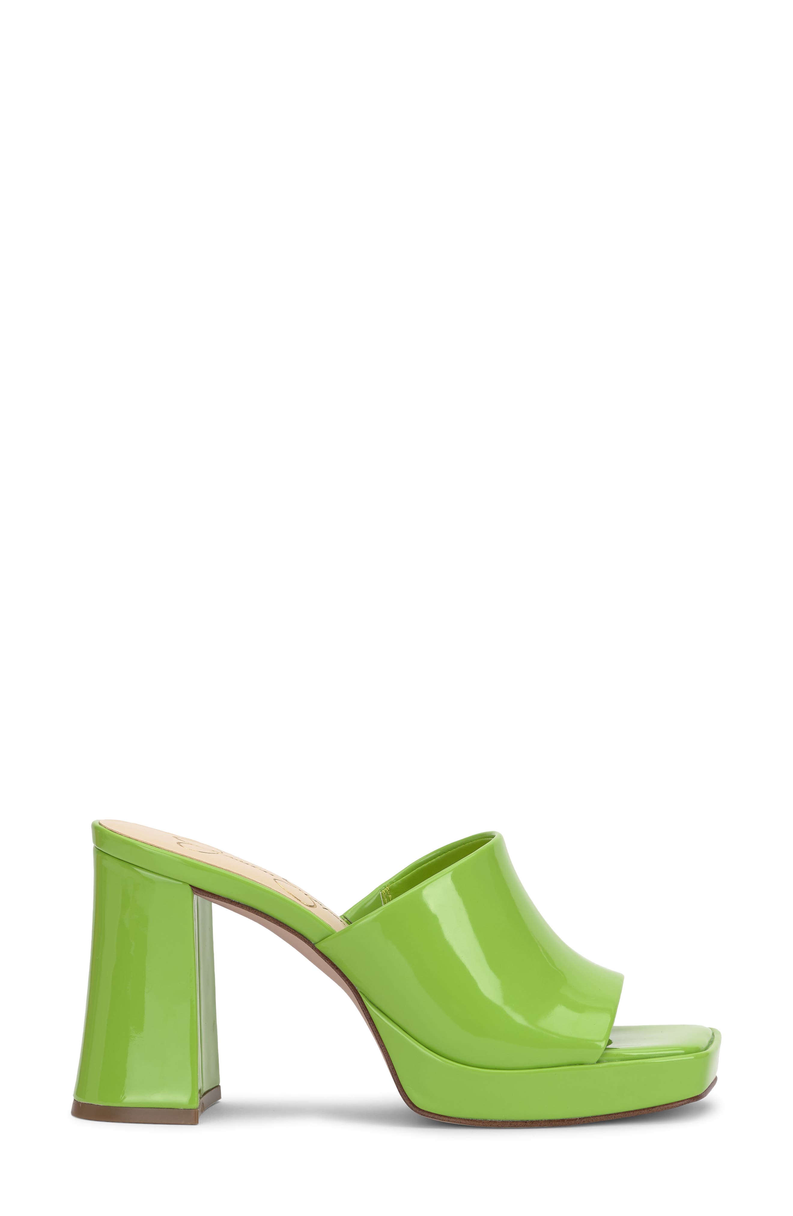 Jessica Simpson Kashet Platform Slide Sandal, Alternate, color, Spring Green