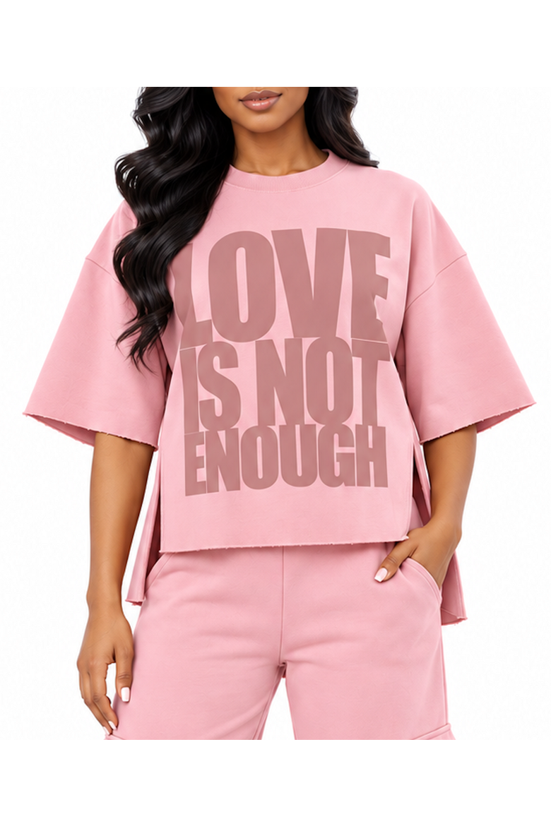 Love Is Not Enough Split Sweatshirt, Main, color, MAUVE