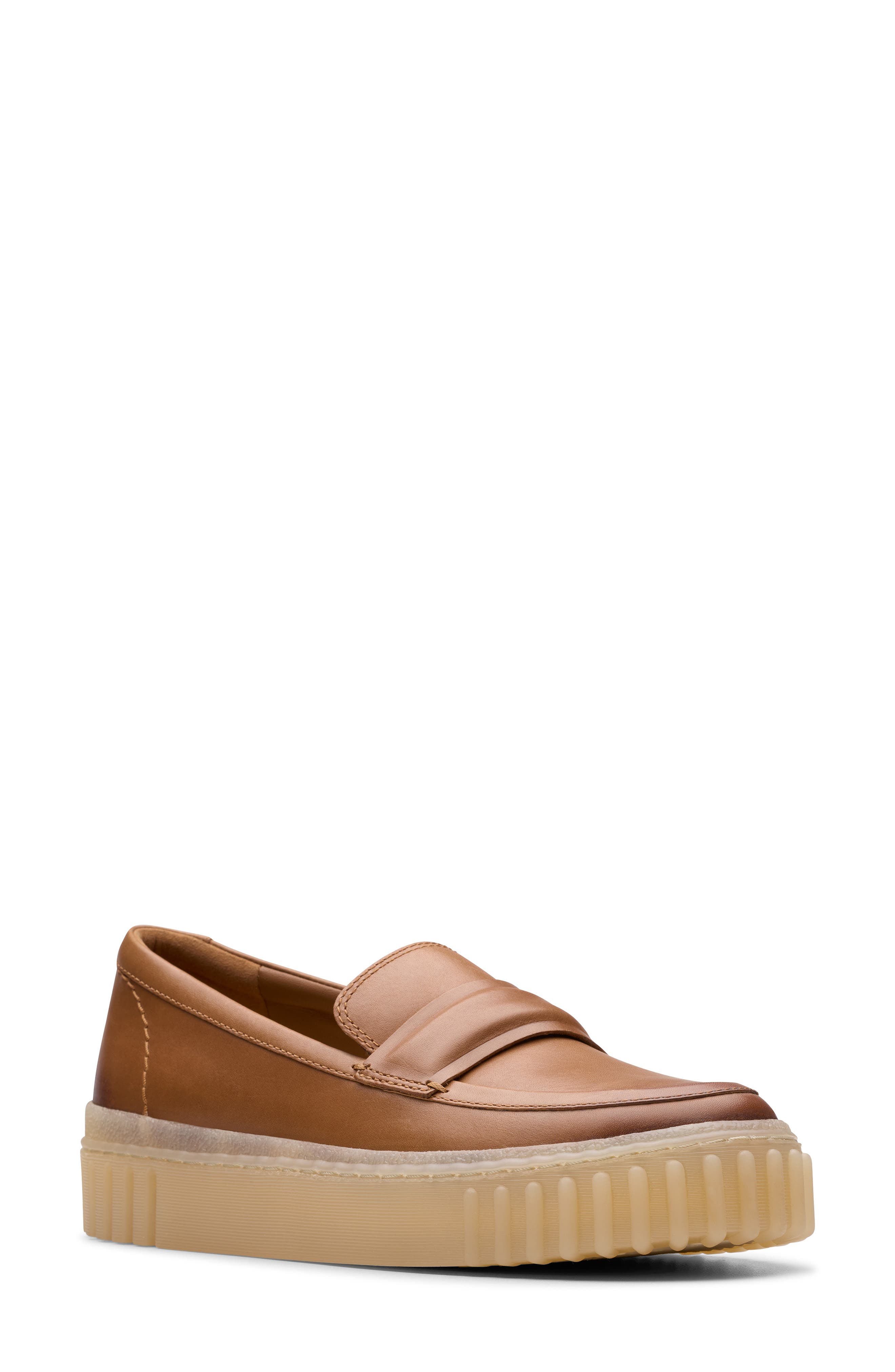 Clarks<sup>®</sup> Mayhill Cove Loafer, Main, color, Tan Leather