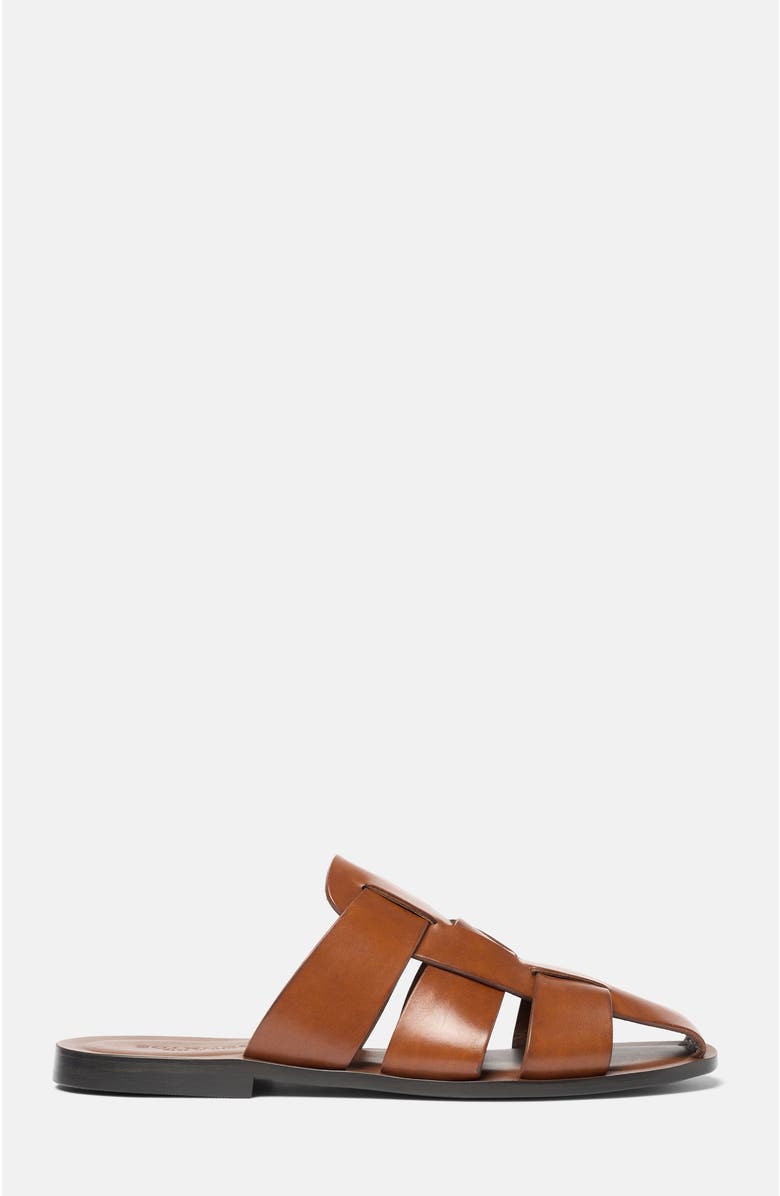 SCAROSSO Perseo Sandals, Alternate, color, Cognac - Calf
