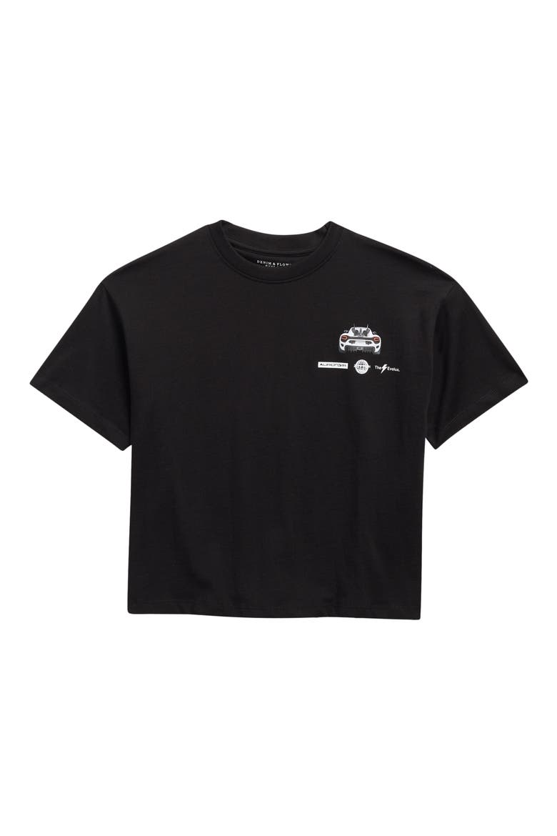 Kids' Keep it Burning Graphic T-Shirt, Main, color, BLACK