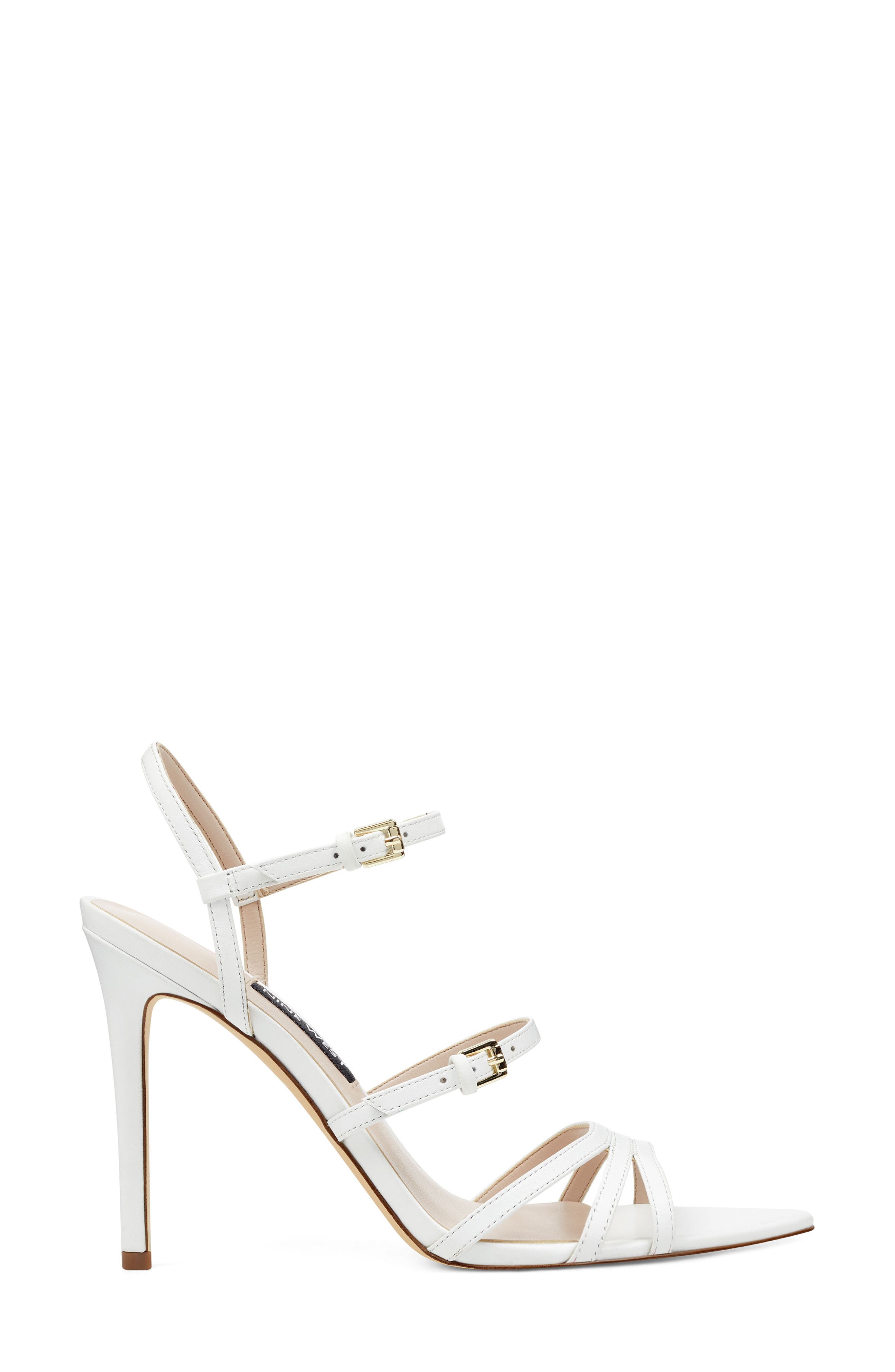 Gilficco Strappy Sandal, Alternate, color, WHITE LEATHER