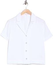 Bella Dahl Short Sleeve Flowy Button-Up Shirt