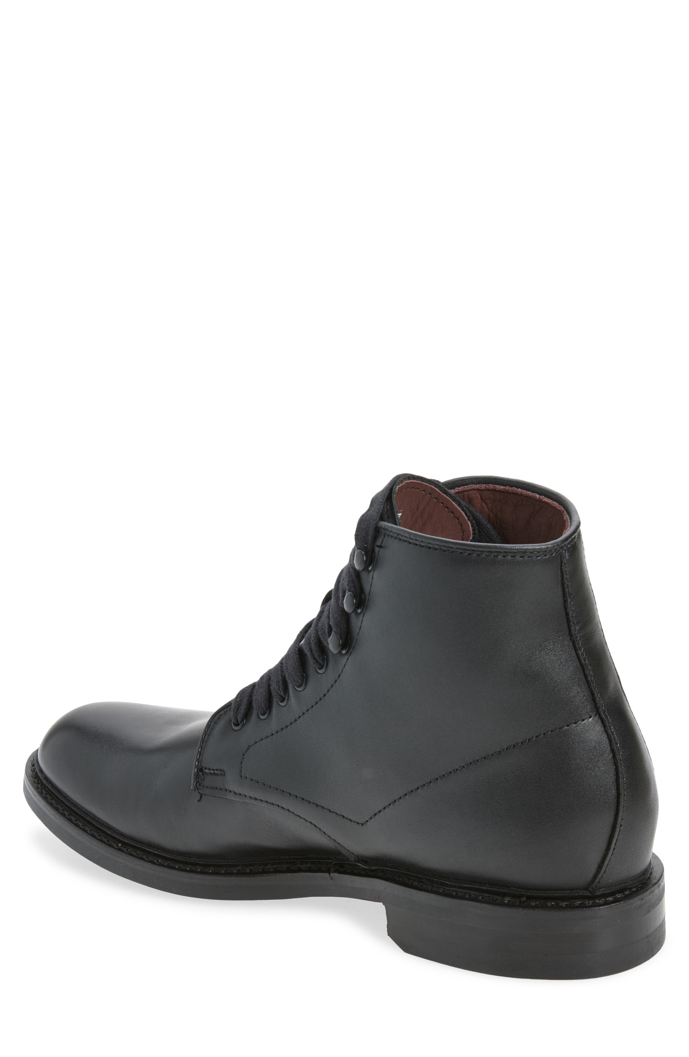 Higgins Mill Plain Toe Boot, Alternate, color, BLACK