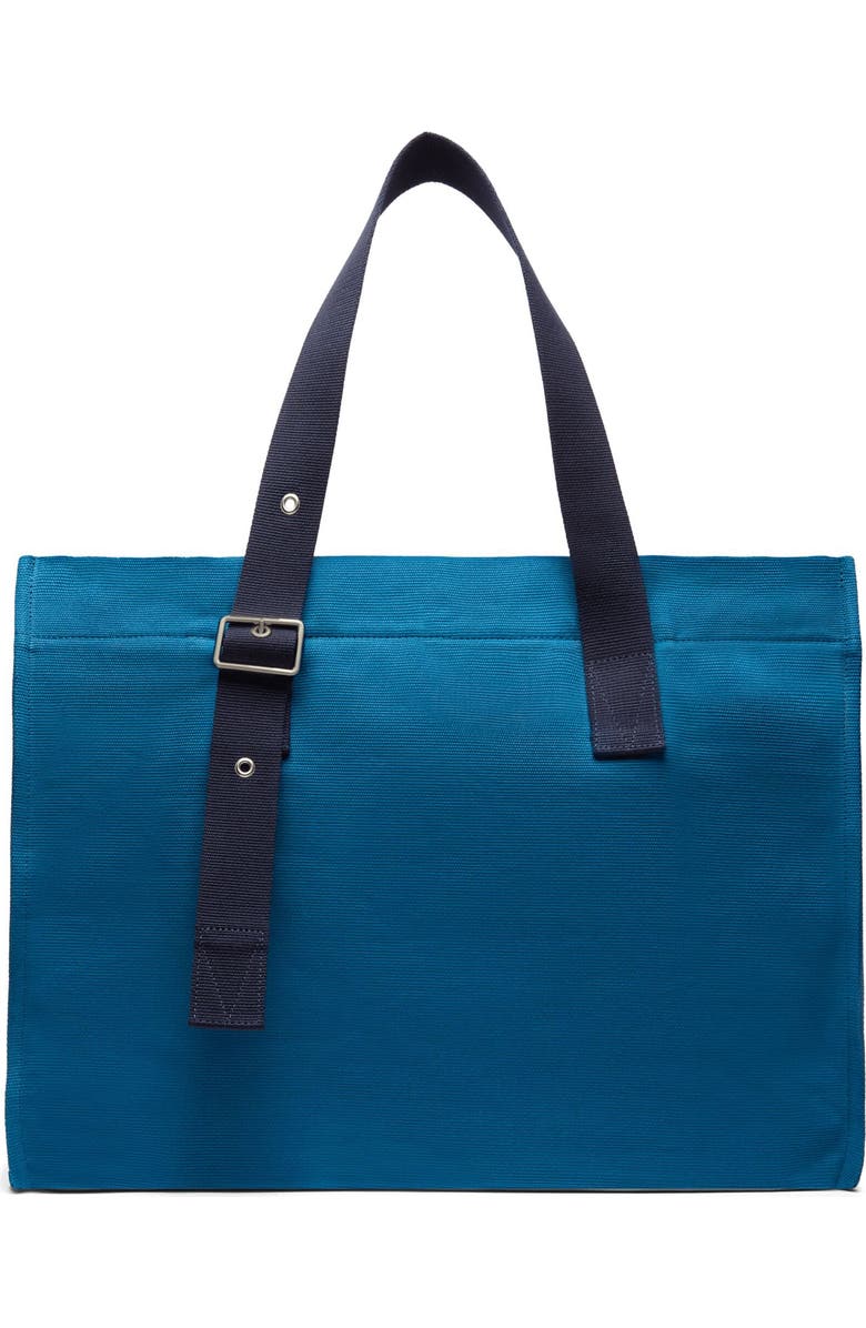 Vilebrequin Solid Beach Bag, Alternate, color, Paon