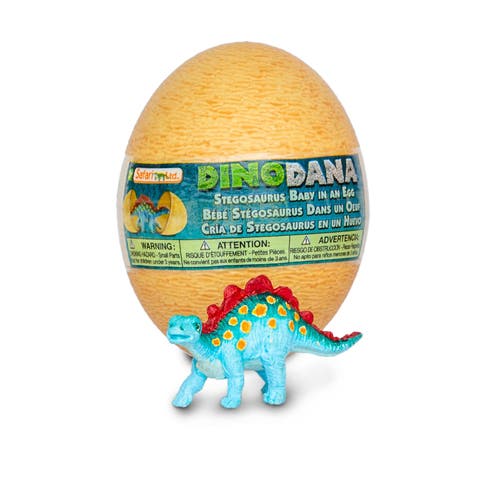 Dino Dana Stegosaurus Baby with Egg Kids Toy Figure