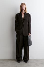 COS Relaxed Twill Wide-Leg Pants