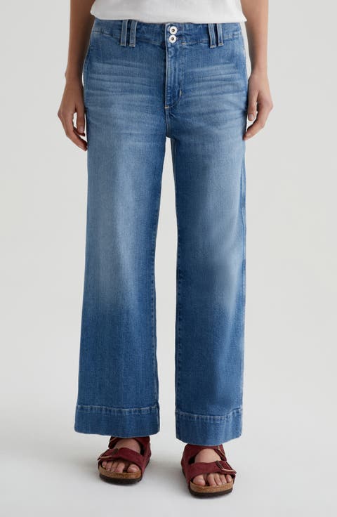 Natasha High Waist Wide Leg Jeans (Iris)