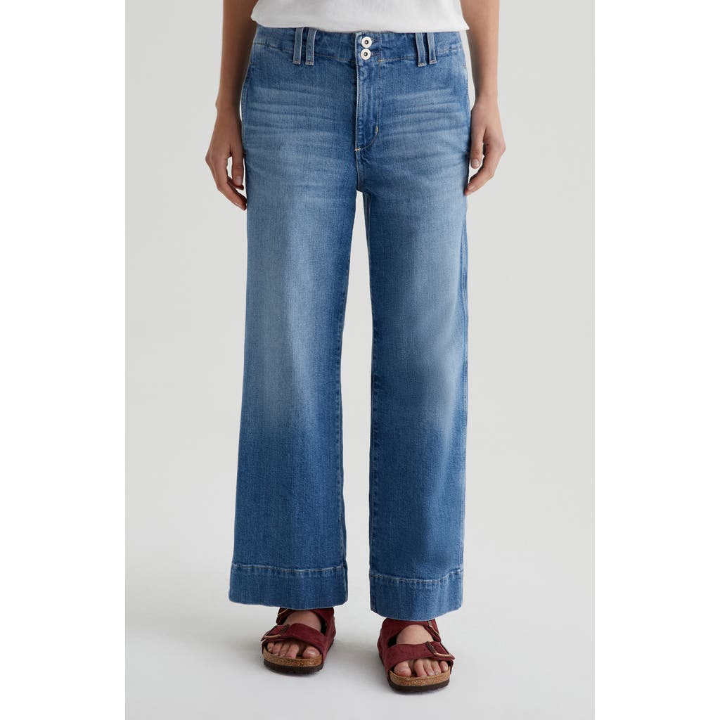 Shop Ag Natasha High Waist Wide Leg Jeans In Iris