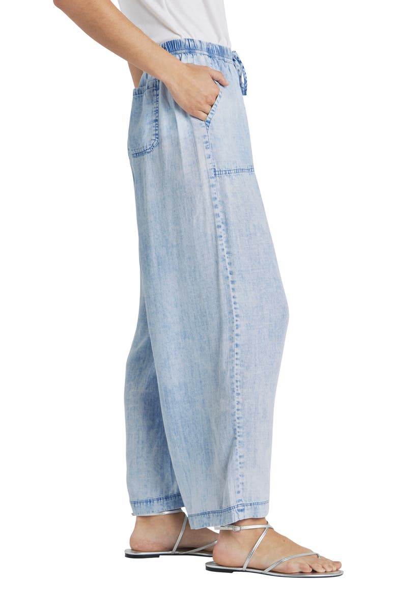 Splendid Angie Indigo Palazzo Pants, Alternate, color, Bleached Indigo