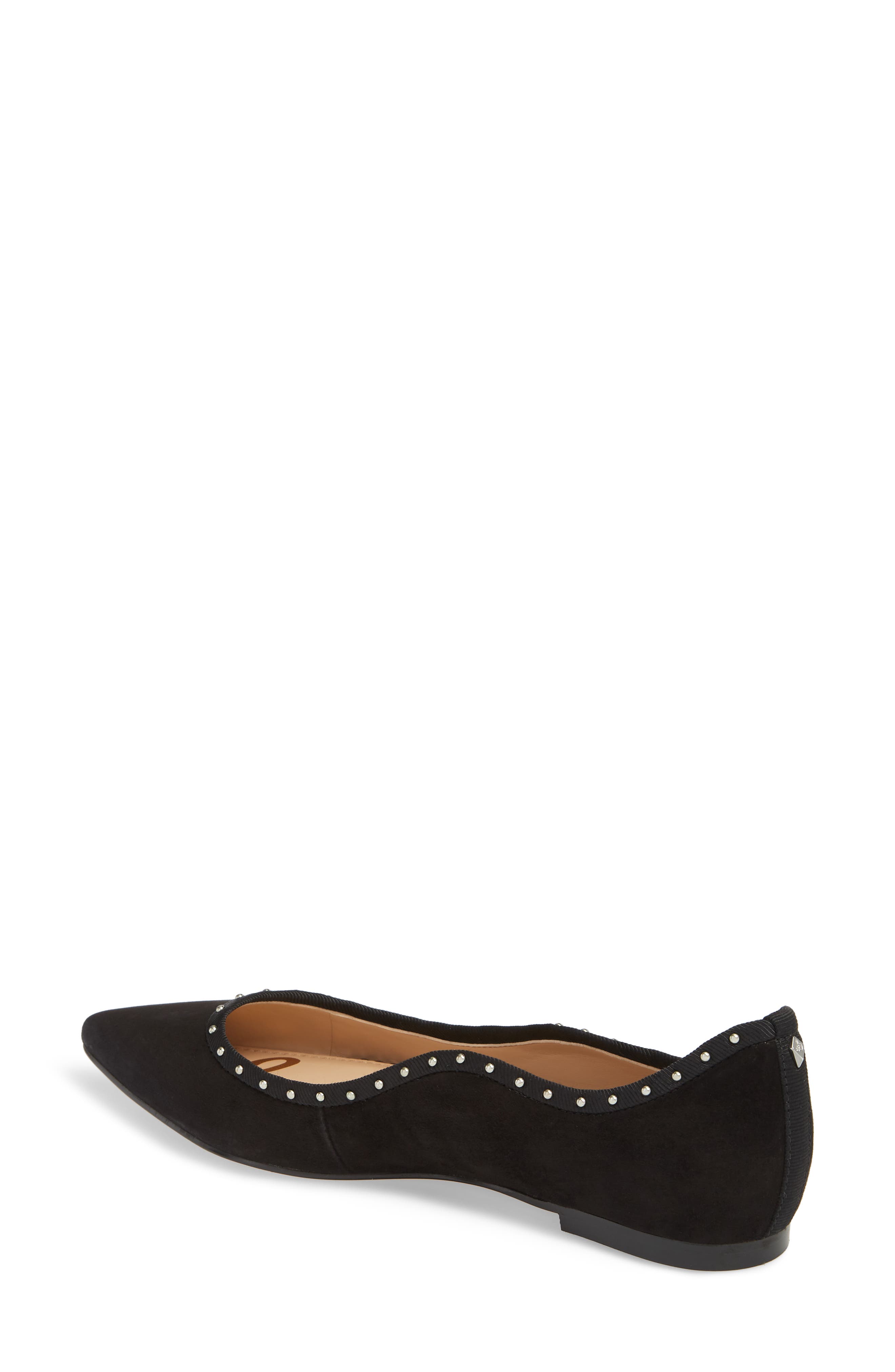 Rivera Flat, Alternate, color, BLACK SUEDE