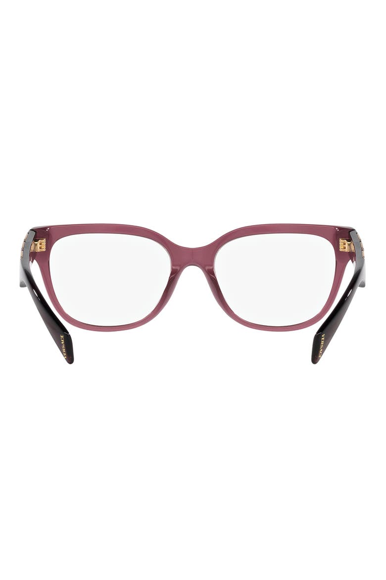 54mm Pillow Optical Glasses, Alternate, color, TRANSPARENT VIOLET
