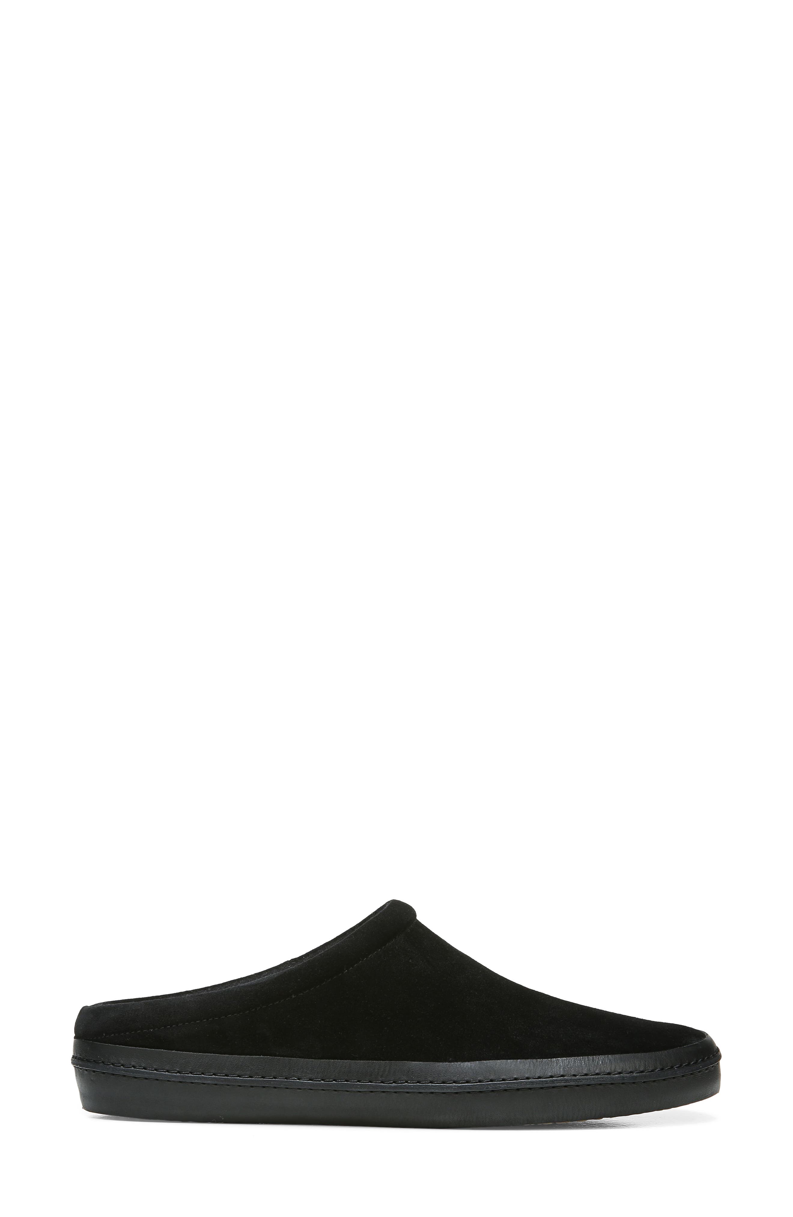 Porter Scuff Slipper, Alternate, color, BLACK