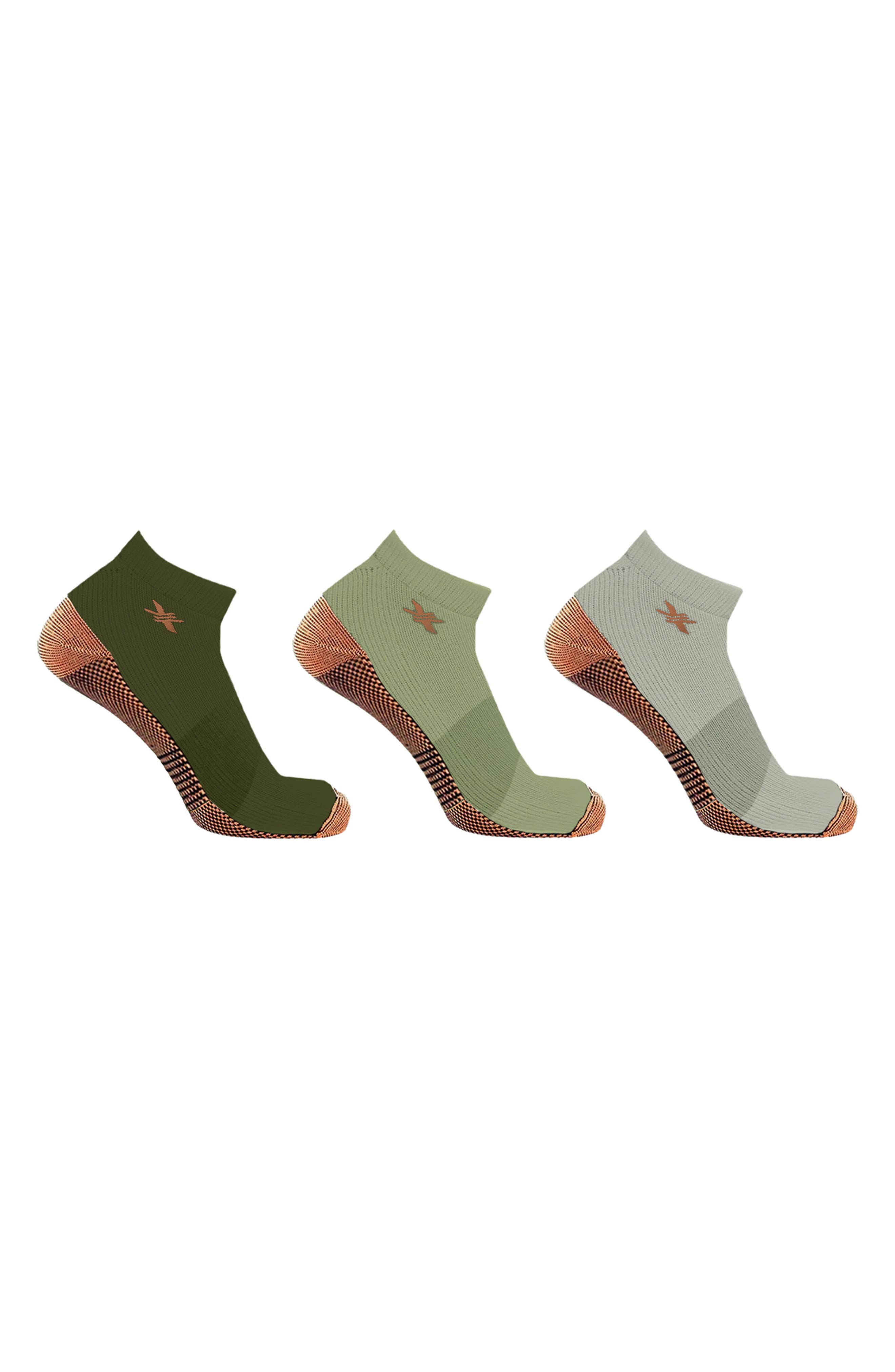 3-Pack Ankle Compression Socks