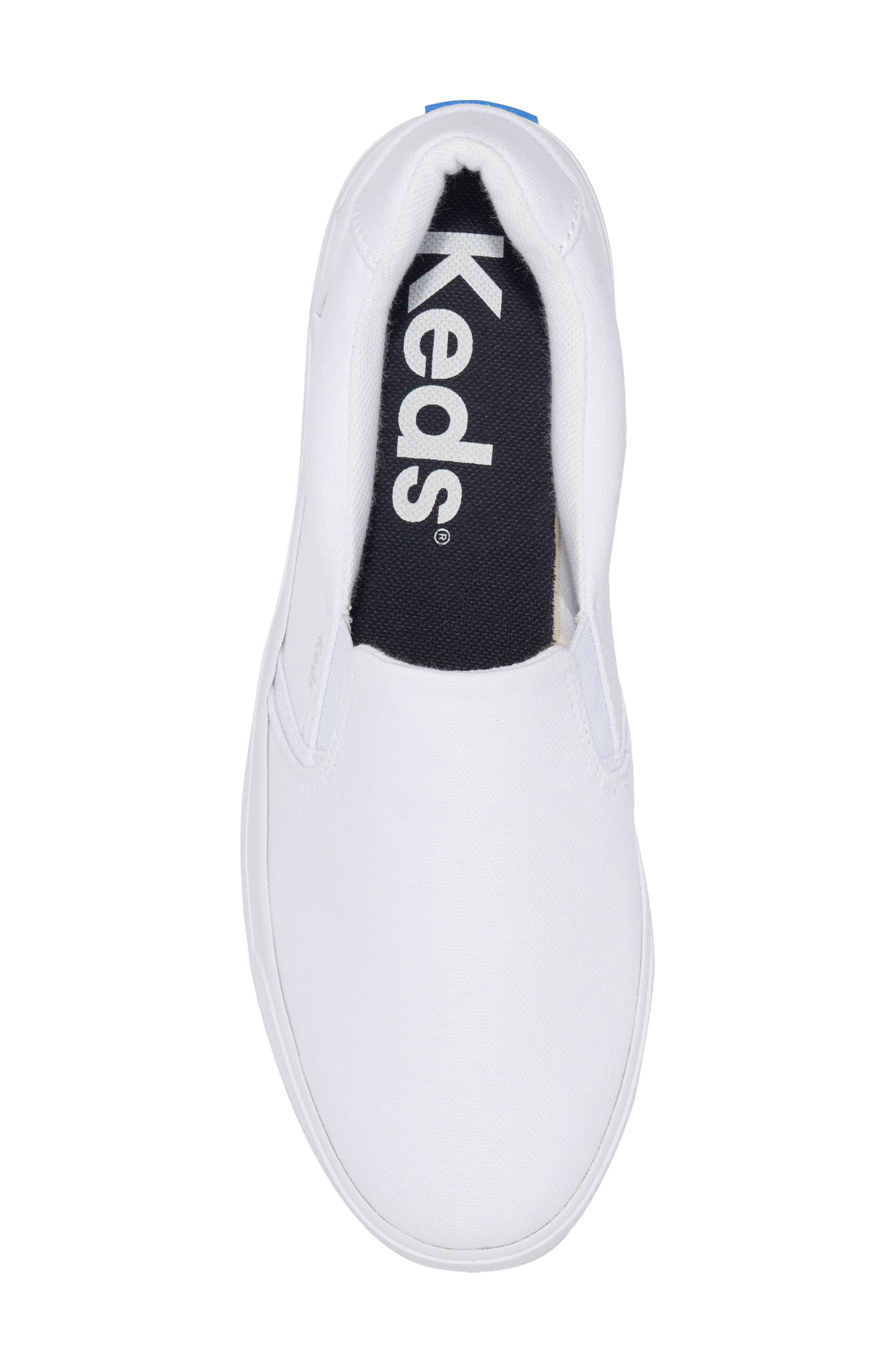 Keds<sup>®</sup> Pursuit Slip-On Sneaker, Alternate, color, White Canvas